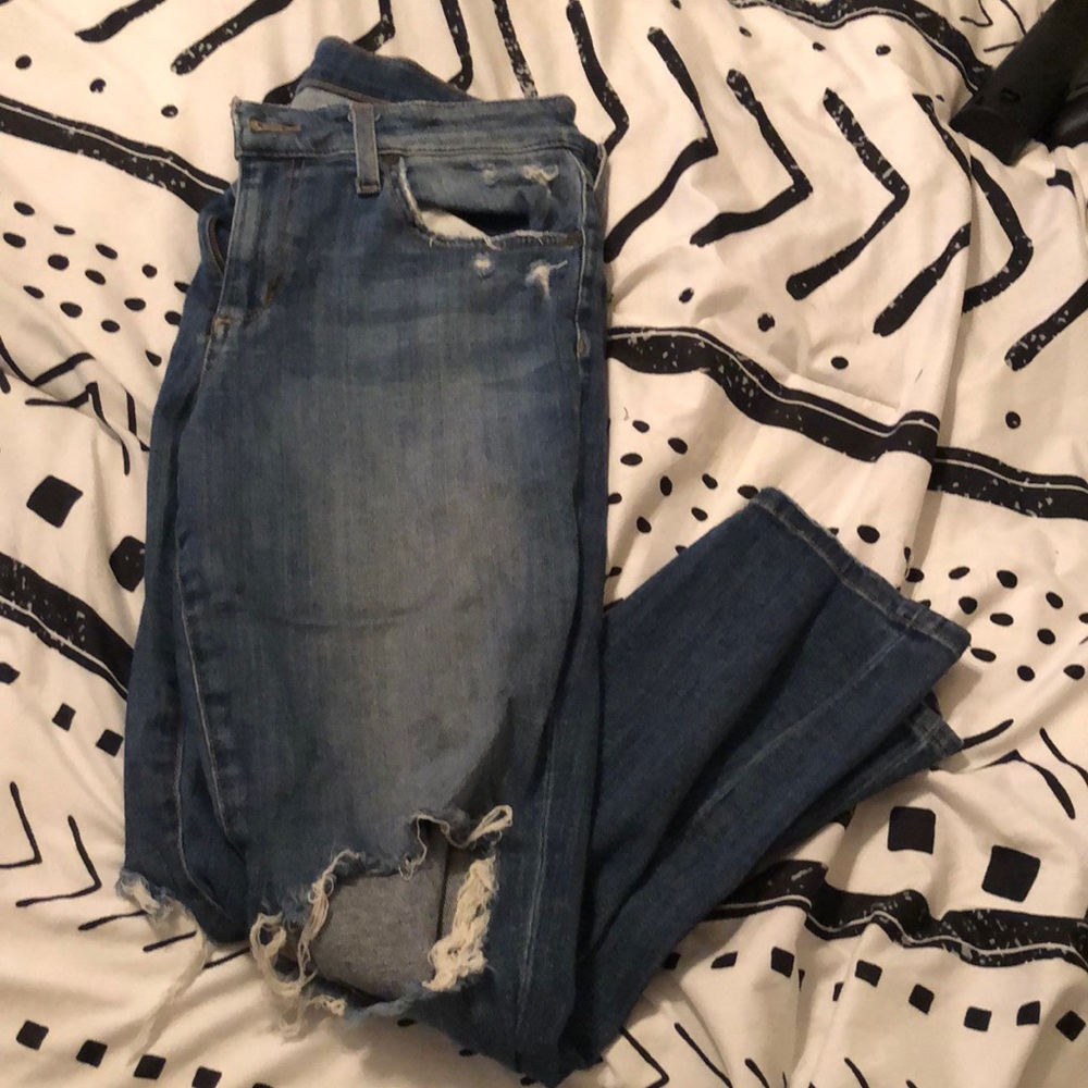Joe’s distressed denim